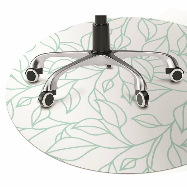 Tapis de chaise de bureau Dessiné