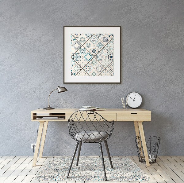Tapis de chaise Composition des tuiles