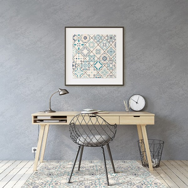 Tapis de chaise Composition des tuiles