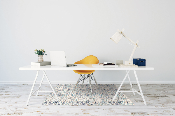 Tapis de chaise Composition des tuiles
