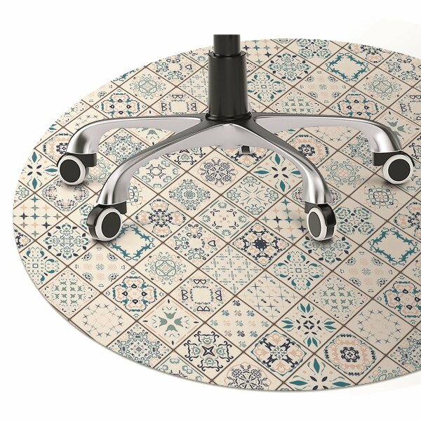 Tapis de chaise Composition des tuiles