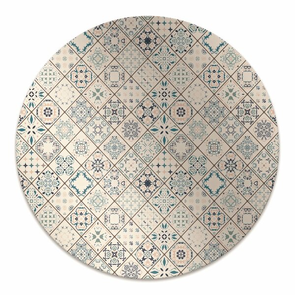 Tapis de chaise Composition des tuiles