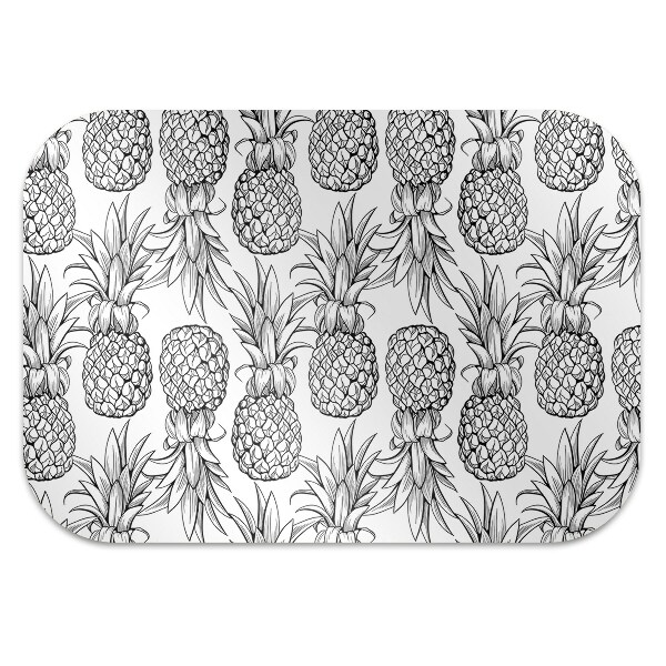 Tapis de chaise de bureau Ananas