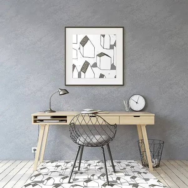 Tapis de chaise de bureau Maisons modernes