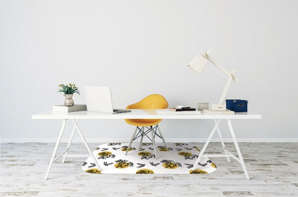 Tapis de chaise de bureau Mangue