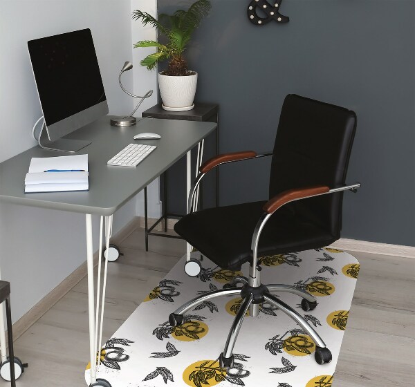 Tapis de chaise de bureau Mangue