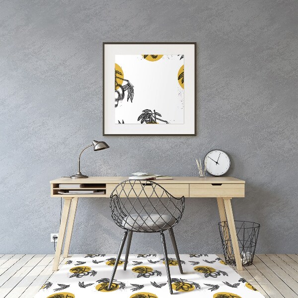 Tapis de chaise de bureau Mangue