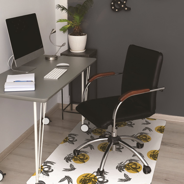 Tapis de chaise de bureau Mangue