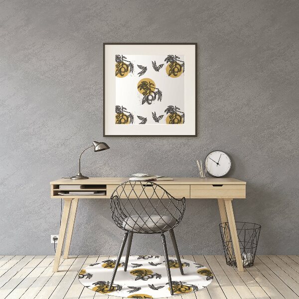 Tapis de chaise de bureau Mangue
