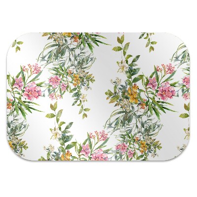 Tapis de chaise de bureau Les arbres en fleurs