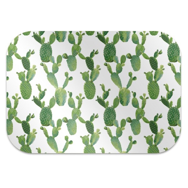 Tapis protège sol Cactus peints