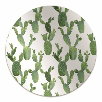 Tapis protège sol Cactus peints