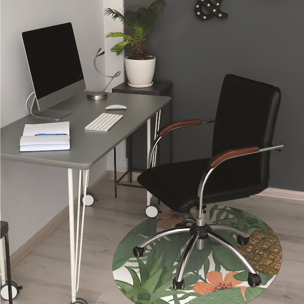 Tapis fauteuil bureau do biura Ananas tropical