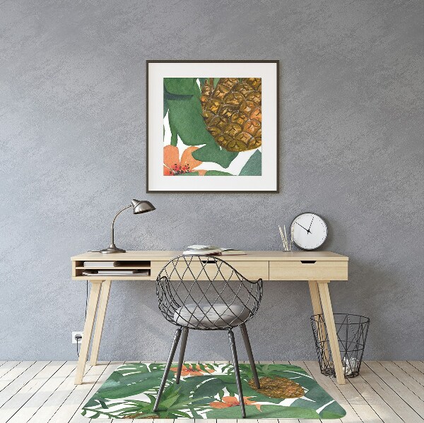 Tapis fauteuil bureau do biura Ananas tropical