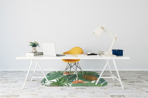 Tapis fauteuil bureau do biura Ananas tropical
