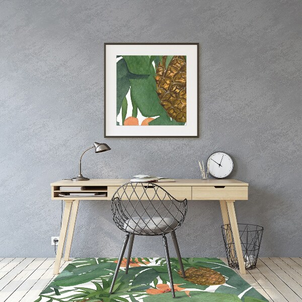 Tapis fauteuil bureau do biura Ananas tropical