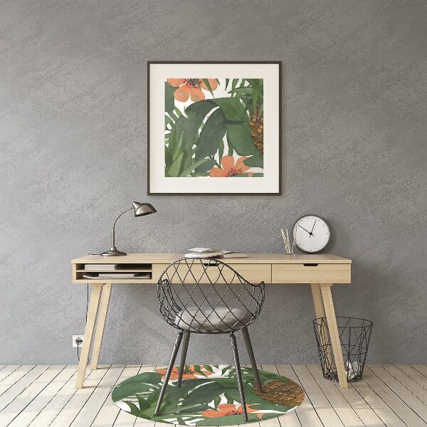 Tapis fauteuil bureau do biura Ananas tropical