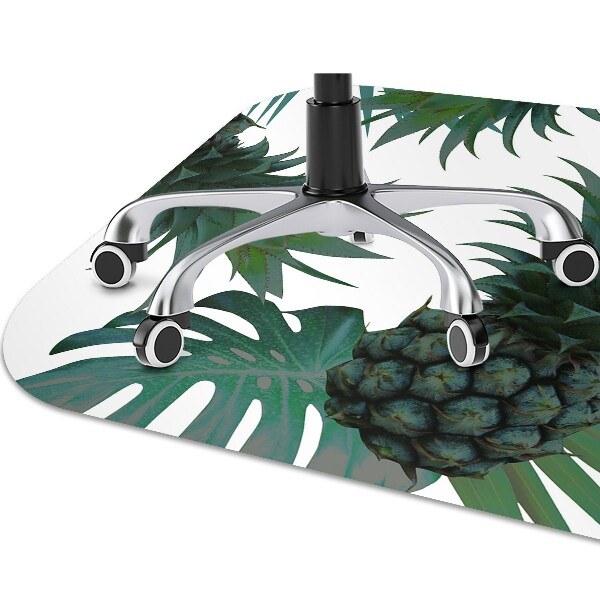 Tapis de chaise de bureau Ananas verts