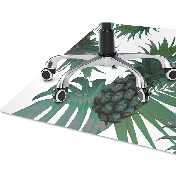 Tapis de chaise de bureau Ananas verts