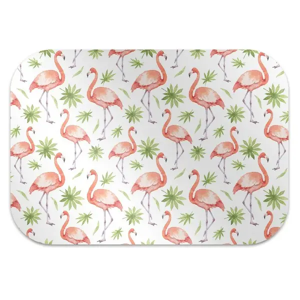 Tapis de chaise de bureau Flamants