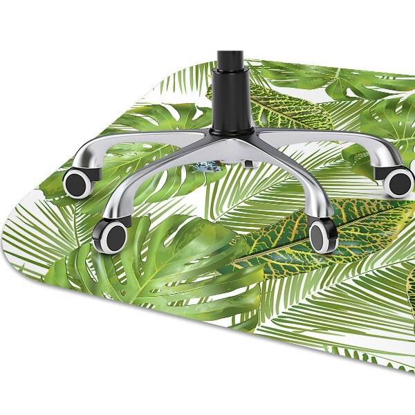 Tapis pour chaise de bureau Grenouille sur une feuille