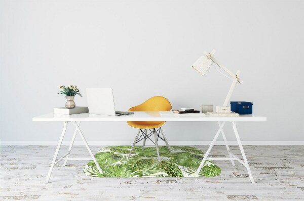 Tapis pour chaise de bureau Grenouille sur une feuille