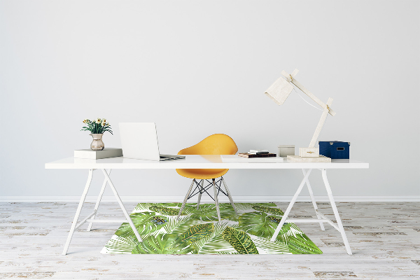 Tapis pour chaise de bureau Grenouille sur une feuille