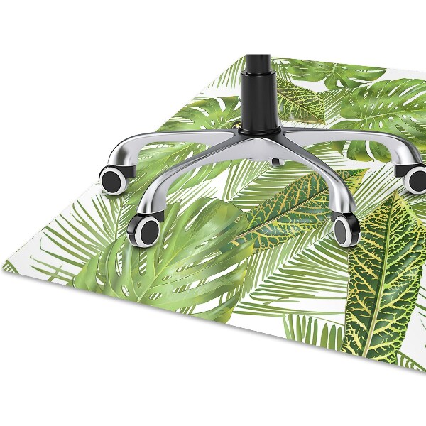 Tapis pour chaise de bureau Grenouille sur une feuille