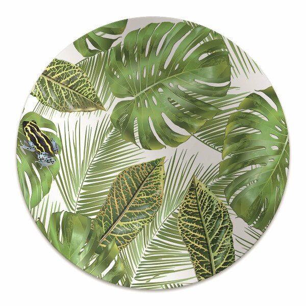 Tapis pour chaise de bureau Grenouille sur une feuille