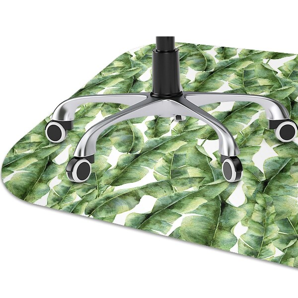 Tapis fauteuil bureau do biura Feuilles exotiques