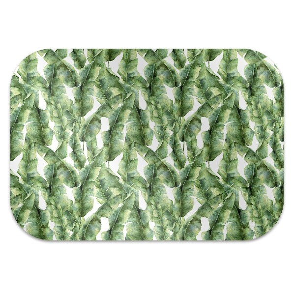 Tapis fauteuil bureau do biura Feuilles exotiques
