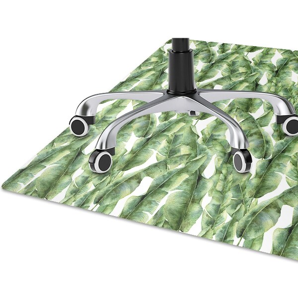 Tapis fauteuil bureau do biura Feuilles exotiques