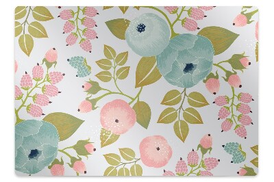 Tapis de chaise de bureau Fleurs de printemps