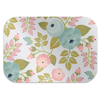 Tapis de chaise de bureau Fleurs de printemps