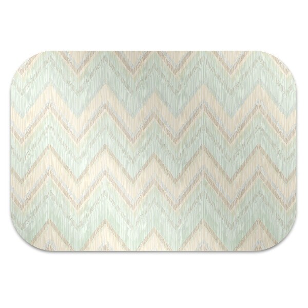 Tapis de chaise de bureau Zigzag