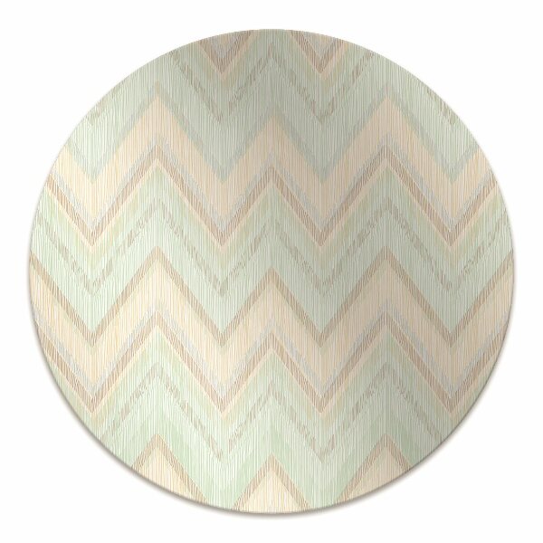 Tapis de chaise de bureau Zigzag