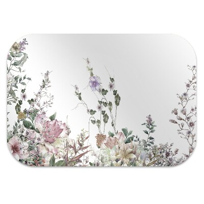 Tapis de chaise de bureau Jardin pastel