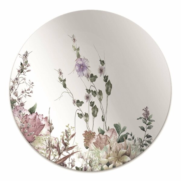 Tapis de chaise de bureau Jardin pastel
