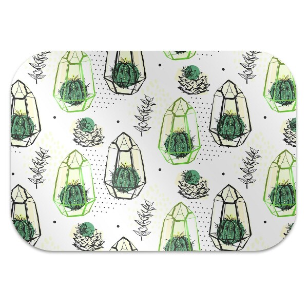 Tapis fauteuil bureau do biura Cactus en solides
