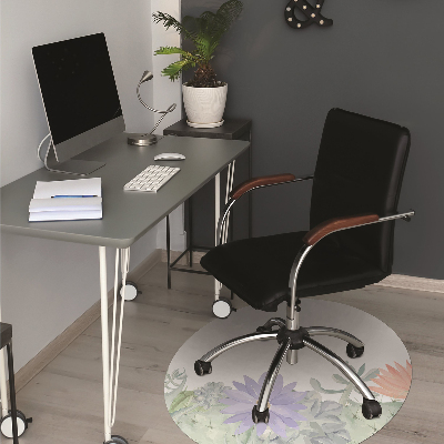 Tapis pour chaise de bureau Prairie de cactus