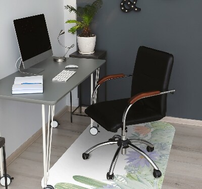 Tapis pour chaise de bureau Prairie de cactus