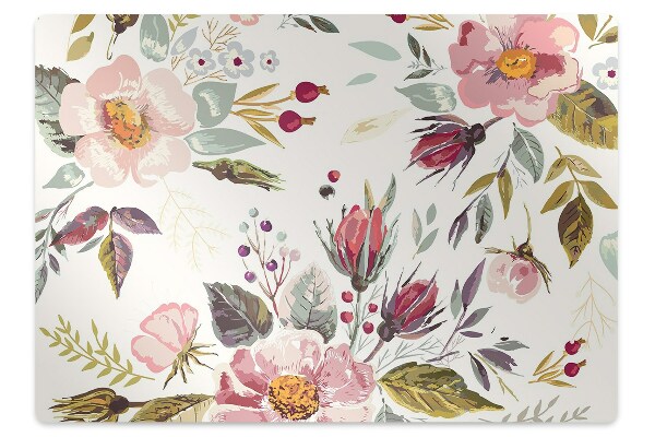 Tapis de chaise Fleurs de terrain