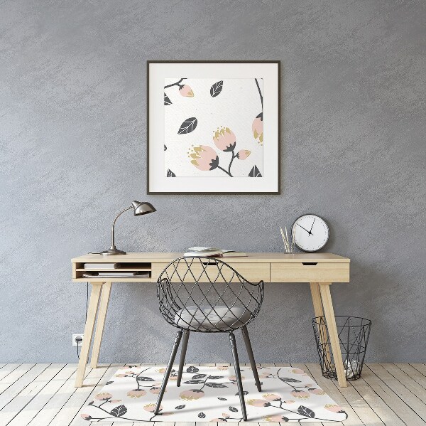 Tapis pour chaise de bureau Printemps millésime