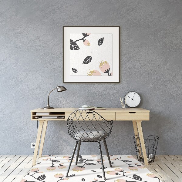Tapis pour chaise de bureau Printemps millésime