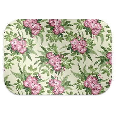 Tapis fauteuil bureau do biura Fleurs tropicales