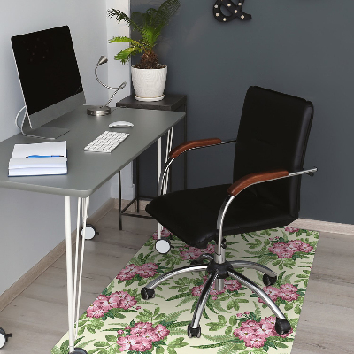 Tapis fauteuil bureau do biura Fleurs tropicales