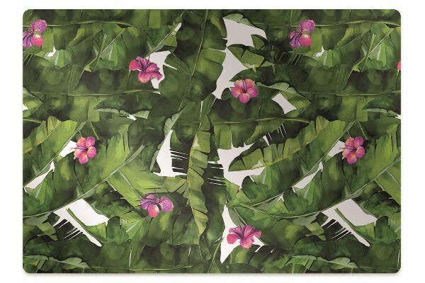 Tapis de chaise de bureau Hibiscus