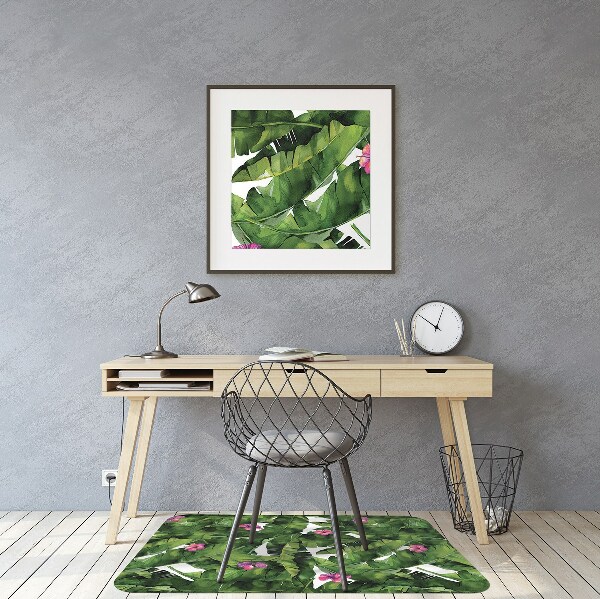 Tapis de chaise de bureau Hibiscus