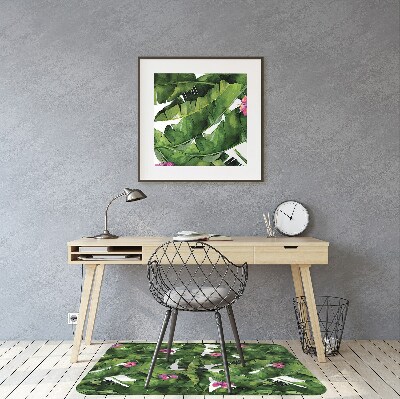 Tapis de chaise de bureau Hibiscus