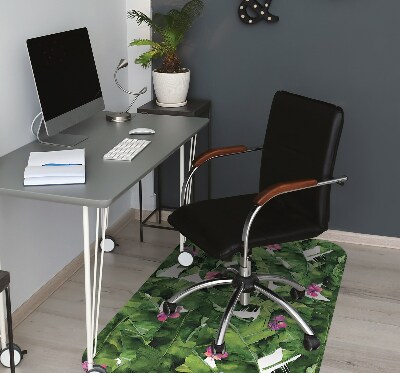 Tapis de chaise de bureau Hibiscus